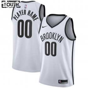 Maillot Basket Enfant Brooklyn Nets Personnalisé 2020-21 Nike Association Edition Swingman